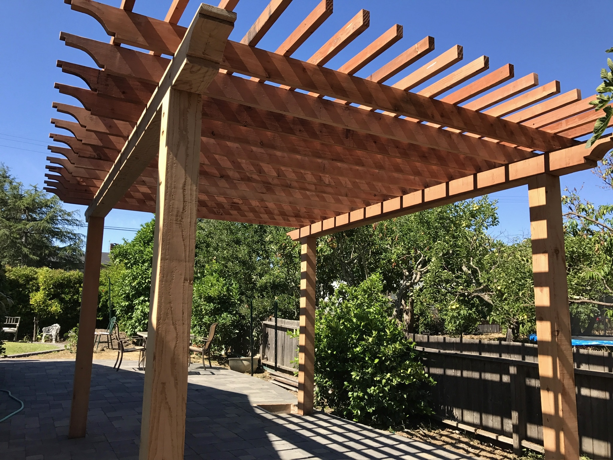 Wood Hardscapes by Novara Landscape and Construction across Marin and Sonoma County